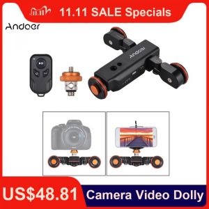 Andoer L4 PRO  Remote Control Mini Skater Motorized Camera Video Dolly Track Sliderfor Canon Nikon Sony DSLR Camera