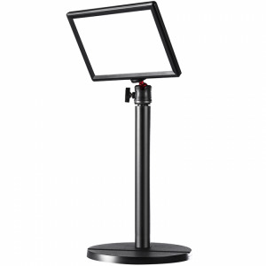 VIJIM K3 Desktop Video Pannel Light LED Video Light with Desk Light Stand Dimmable Panel Lighting Photo Studio Live