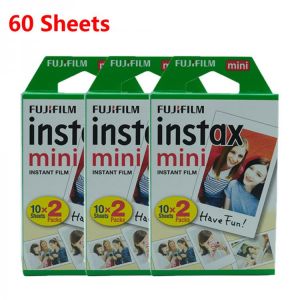 Original Fujifilm Instax Mini Film 10 20 40 50 60Sheets For FUJI Instant Photo Camera Mini 11 9 8 7s 70 90 25Camera Film NEW HOT