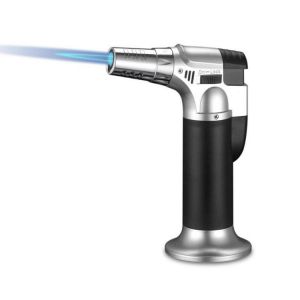 Portable Metal Flame Gun BBQ Heating Ignition Grill Kitchen Blow Torch Refillable Cooking Butane Gas Lighter Burner Flame