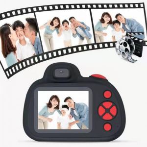 Mini SLR auto focus children's camera 2.4 inch IPS screen 4800W resolution instant camera with auxiliary light timer for self