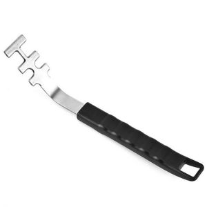 Multifunctional Stainless Steel Grill Mesh Hand-drawn Heat-resistant Grill Grate Lifter Anti-scalding Barbecue Accessories