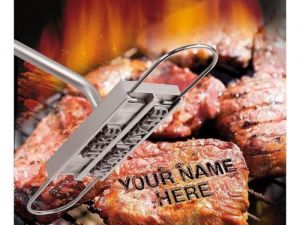 DIY Personality Steak Meat Barbecue BBQ Meat Branding Iron With Changeable Letters BBQ Tool
