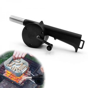Outdoor Barbecue Blower Hair Dryer Portable Manual Blower Handheld Barbecue Tool Outdoor Barbecue Tool