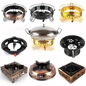 Portable Mini Alcohol Stove Burner Outdoor Brass Camping Cooking Stove Burner Buffet stove bbq grill outdoor barbecue grilling