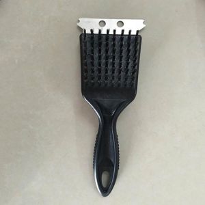 Portable deep clean steel brush Plastic Handle  BBQ Cleaner Brush  Barbecue Accessories Kitchen Gadgets