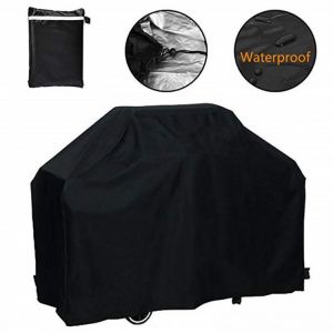 Black Waterproof Barbeque BBQ Grill Cover Outdoor Grill Anti Dust Bag For Gas Charcoal Electric Barbecue Tools Accessories Cover