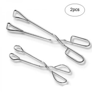 Barbecue BBQ Tongs Kitchen Tongs Clip Clamp Stainless Steel Food Tongs Cooking Scissors Tongs Buffet Pliers