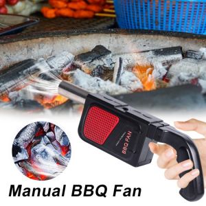 New Portable Handheld Electric Barbecue Fan Air Blower for Outdoor Camping Barbecue Picnic BBQ Cooking Tool Grill Accessories