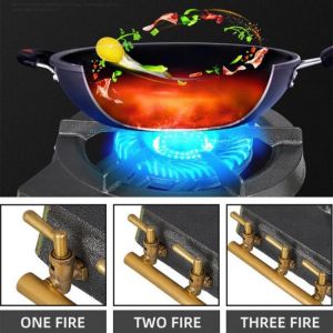 Outdoor Gas Burner Camping Stove Lighter Tourist Kitchen BBQ Cast Iron Wok Pan Gas Stove Hiking Camping Grill Stove Tool HWC