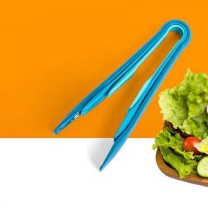 3PCS/Set Plastic Clamp BBQ Grilling Tong Salad Bread Serving Tong Non-Stick Kitchen Accessories Grilling Cooking Tong Barbecue