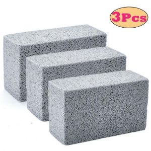 1/2/3/4Pcs Barbecue Grill Cleaning Brick BBQ Cleaning Stone Non Slip Grill Mat Easily Cleaned Odorless Kitchen Tools Accessories