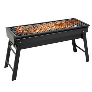 Portable Foldable BBQ Grills Patio Barbecue Charcoal Grill Stove Household Charcoal Barbecue Box Outdoor Camping Barbecue Rack