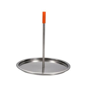 Chicken BBQ Rack With Base Fish Stainless Steel Roaster Poultry Vertical Skewer With Detachable Handle And Chassis BBQ Accessori