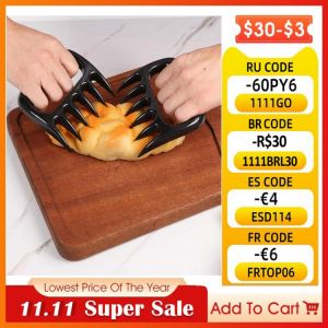 2pcs/set Durable Bear Claws Barbecue Fork Grinder Tear Meat Tools Outdoor Pull Meat Shred Pork Clamp Bear Claws Barbecue Fork