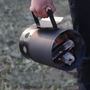Snelle Houtskool Ontsteking Vat Carbon Roestvrijstalen Fornuis Bbq Rek Gereedschap Accessoire Outdoor Keuken Barbecue Fire Start