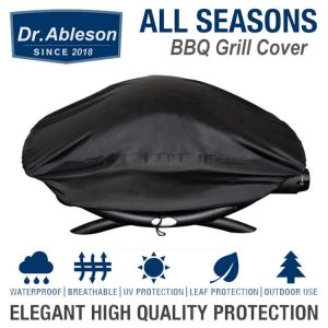 210D Oxford Cloth BBQ Grill Waterproof Dust Cover For Q100/1000 Series Weber 7110 BBQ Grill 67x44x32cm