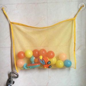 New Storage Suction Kids Bath Tub Toy Baby Tidy Cup Bag Mesh Bathroom Container Toys Organiser Net Swimming Pool Accessories