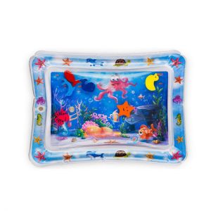Baby Kids Water Play Mat Toys Inflatable Thicken Infant Tummy Time Activity Playmat Toddler for Baby Fun Activity Play Center