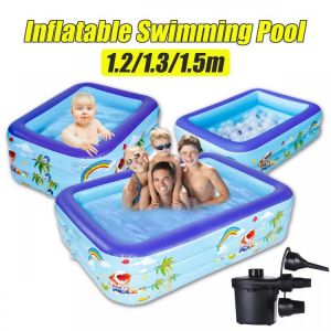 120/130/150cm Inflatable Swimming Pool Outdoor Child Summer Swimming Indoor Outdoor Giant Family Garden Water Play Pool Kid gift
