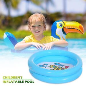 Children Baby Swimming Pool Thickened Harmless PVC Summer Inflatable Portable Round Bathtub Aquatic Sports Toy