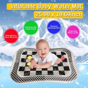 1pcs 66x50cm Inflatable Baby Water Pad PVC Infant Play Mat Ice Pad Portable Gaming Mat Children Gift