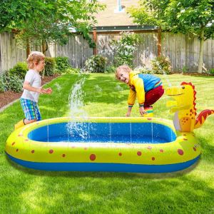 170Cm Large Swimming Pools  Rectangular Inflatable Swimming Pool Alberca Bathing Tub Outdoor Summer Water Toy for Kids Children