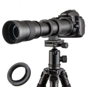 all in one place מצלמות ונלווים JINTU 420-800mm F/8.3-16 Super Telephoto Lens Manual Focus Zoom Lens Fit for Canon NIKON Samsung SONY NEX DSLR Camera Photograp