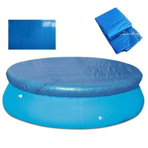 Large Size Swimming Pool Cover Cloth Ground Oxford Cloth Cleaning Tools Dust Cover Round PE Woven Tarpaulin For Outdoor Garden