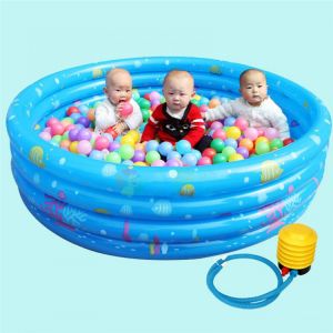 Inflatable Baby Swimming Pool Summer Children Round Basin Bathtub Portable Kids Outdoors Sport Play Toys Inflatable Paddling