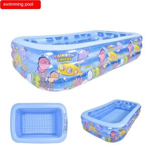 Baby Bathtub Family Swimming Pool Paddling Pool Rectangle Square Bathtub Adult Pool Inflatable Outdoor Bathing Piscina