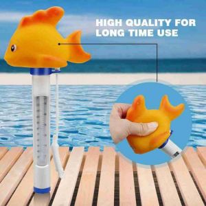 Tortoise Dolphin Duck Goldfish Swimming Pool Pineapple Thermometer Water Temperature Measurement Instrument Fruit Floating Probe