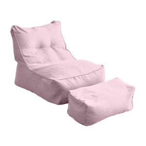 Lounger Seat Living Room All Seasons Lazy Sofa Cover Pouf Bean Bag Washable Solid Bedroom Protective Home Soft Pedal Slipcover