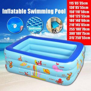 Thicken Inflatable Swimming Pool Adults Kids Pool Bathing Tub Outdoor Indoor Swimming Pool nflatable bathtub 110cm-315cm