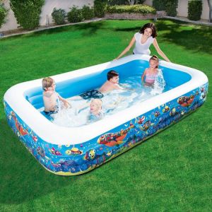 185cm Portable Indoor Outdoor Baby Swimming Pool Inflatable Children Basin Bathtub Kids Pool Baby Ocean Ball Pool Toys