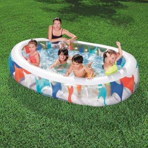 229x152x51cmKids inflatable Pool High Quality Children's Home Use Paddling Pool Large Size Inflatable Square Swimming Pool