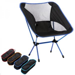 HooRu Folding Camping Chair Outdoor Portable Lightweight Backpacking Chair with Carry Bag for Hiking Picnic Finishing Travel