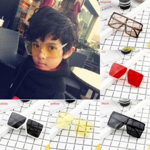 2020 Baby Boys Girls Sunglasses Plastic Frame Goggles Children square-framed Toddler Kids Eyeglasses Swimming Pool & Accessori