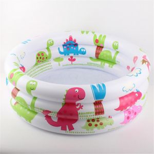 Home Use Paddling Pool Inflatable Swimming Baby Swimming Ocean Ball Pool Double Layer Skid-Proof Bathtub for Infants/Kids