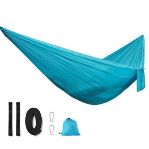 Outdoor Camping Nylon Hammock Sleep Swing Tree Bed Garden Backyard Furniture Hanging Double Hammock Chair Hangmat