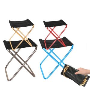 Camping Chair Fishing Folding Chair Lightweight Foldable Picnic Chair Aluminium Outdoor Furniture Portable Fishing Seat