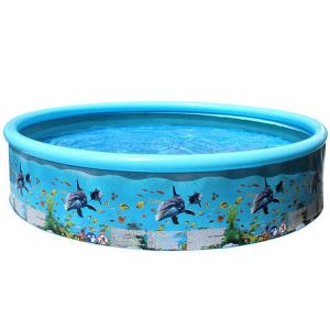 Children's Summer Swimming Pool Inflatable Swimming Pool Round Paddling Pool Summer Outdoor Party Supplies For Kids Adult