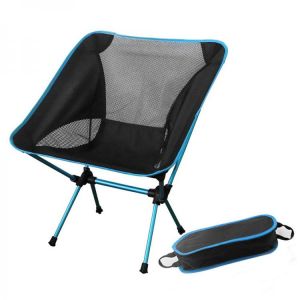 Beach Chair Fishing Grazing Camping Ultralight Folding Chair 7075 Al Oxford Fabric Max 150kg Modern Moon Chair Outdoor Furniture