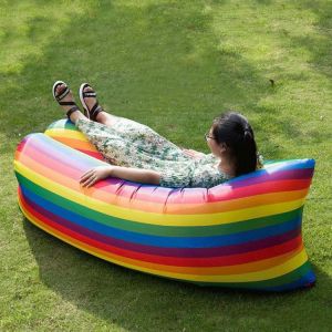Inflatable Air Sofa Beach Chairs Lounger Folding Camping Picnic Chair sillas de playa Sleeping Bed Sun Loungers Summer Outdoor
