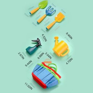HUYU Pack of 6Pieces Beach Sand Toy Outdoor Gardening Tool Sandbox Swimming Pool Sand Play Toy Game Accessories for Baby