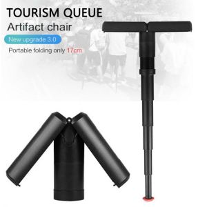 Foldable Retractable Stool Outdoor Leisure Telescopic Stool Height Adjustable Retractable Stool For Camping Hiking Fishing Seat