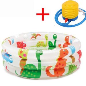 Inflatable Kids Pool Swim Infant Plastic Portable Bathtub Home Baby Swimming Pool Family Kid Pools Big Toddler Water Slide Dry