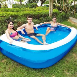 Summer Inflatable Family Kids Children Adult Play Bathtub Water Swimming Pool Large Family PVC Square Floating Swimming Pool
