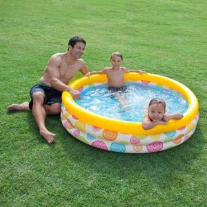 Inflatable Pool 147cm Swim Toddler Dry Baby Children'S Swimming Pool For Kids Outdoor Indoor Child Garden Pools Swimmingpool 