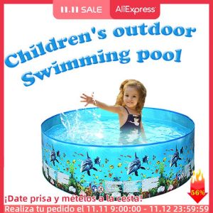 PVC Baby Inflatable Safety Children Bathing Pool Inflatable Swimming Pool for Kids Round Swimming Pool Outdoor Indoor Water Play